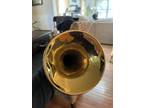 bach stradivarius trumpet 37 used brass color- fully cleaned and ready to play