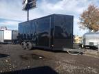 2024 Covered Wagon Trailers 7X16blackout Enclosed Trailer W Extra Wide Doors New