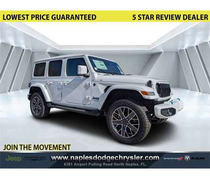 2024 Jeep Wrangler High Altitude 4xe is a White 2024 Jeep Wrangler SUV in Naples FL