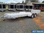 2024 aluma 7820 cargo 78 x 20 ft carhauler equipment aluminum utility trailer