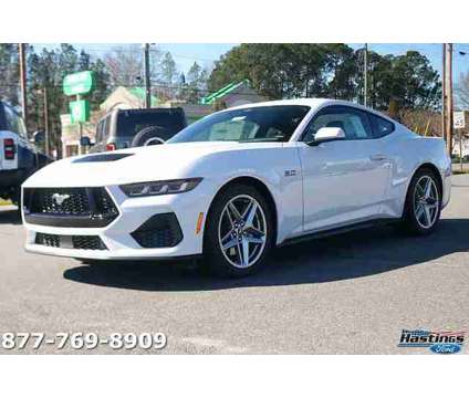 2024 Ford Mustang GT Premium is a White 2024 Ford Mustang GT Premium Coupe in Greenville NC