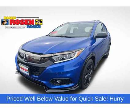 2021 Honda HR-V AWD Sport is a Blue 2021 Honda HR-V Car for Sale in Milwaukee WI
