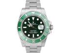 Rolex Submariner HULK Green Ceramic Stainless Steel Oyster 40mm 116610 LV Watch