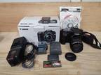 Canon EOS 40D DSLR Camera with 28-105mm Lens , Cards, Flash, Box And More.