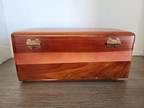Vintage Lane Company Wooden Miniature Cedar Chest Hardy Furniture Co LINCOLN NEB