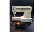 Singer Stylist 533 White Portable Electric Sewing Machine With Foot Pedal