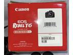 Canon EOS Rebel T6 Digital SLR Camera Kit w/EF-S 18-55mm f/3.5-5.6 DC III Lens