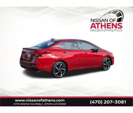 2024 Nissan Versa 1.6 SR is a Red 2024 Nissan Versa 1.6 S Sedan in Athens GA