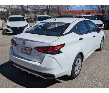 2024 Nissan Versa 1.6 S is a White 2024 Nissan Versa 1.6 Trim Sedan in Santa Fe NM