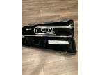 yamaha ysl-448g Silver Trombone With Case JUST SERVICED