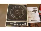 Sir Lawrence SLIN1800 1800-Watt Single Burner Induction Range with instructions.