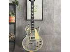 Transparent Black LP Electric Guitar HH Pickups ABR Bridge Flamed Maple Top