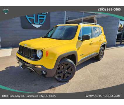 2018 Jeep Renegade for sale is a Yellow 2018 Jeep Renegade Car for Sale in Commerce City CO