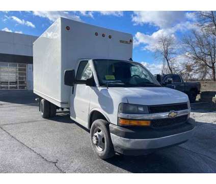 2023 Chevrolet Express Commercial Cutaway Work Van is a White 2023 Chevrolet Express Van in Springfield MA