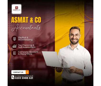 Premium Chartered Accountants Services at Asmat Accountant is a Accounting &amp; Bookkeeping service in Reading BRK