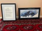 RAVEN SONG Handsigned Watercolor Print Reproduction from Original Watercolor