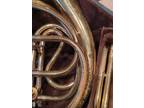 Vintage Elkhorn By Getzen Single French Horn With Case