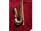 Antique Bueshcher Elkhart Ind True Tone Low Pitch Saxophone Patented 1914