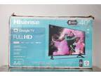 Hisense 40" Class A4 Series Led Full Hd Smart Vidaa TV
