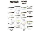 (NEWEST COLORS) Keitech FAT Swing Impact Swimbait - Choose Size / Choose Color