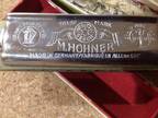 M.Horner’s Vintage Vest Pocket Harmonica, Brass Plates G