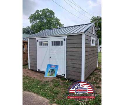 10x12 Premium utility shed is a Black, Brown, White Lawn, Garden &amp; Patios for Sale in Mansfield GA