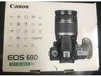 Canon EOS D60 EF -S 18-200 IS Kit Camera Body, Lens and Battery.