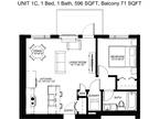 Baydo Plaza 2 - Unit 1C - 1 Bedroom, 1 Bathroom