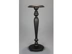 Antique Pedestal/Plant Stand, Ebonized Turned Wood