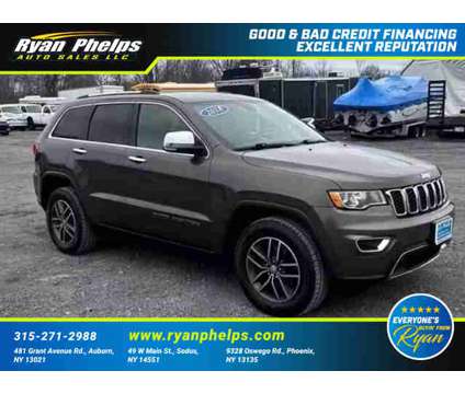 2018 Jeep Grand Cherokee for sale is a Brown 2018 Jeep grand cherokee Car for Sale in Auburn NY