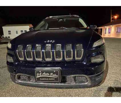 2014 Jeep Cherokee for sale is a Blue 2014 Jeep Cherokee Car for Sale in Plainville KS