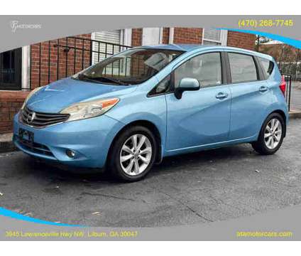 2014 Nissan Versa for sale is a Blue 2014 Nissan Versa 1.6 Trim Car for Sale in Lilburn GA