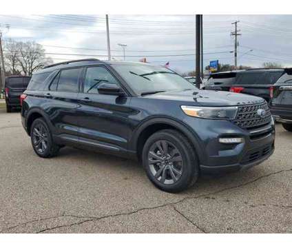 2024 Ford Explorer XLT is a Blue 2024 Ford Explorer XLT Car for Sale in Paw Paw MI