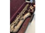 Early VTG Wurlitzer American Alto Saxophone Low Pitch S/N 157630 Silver W Case