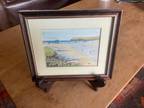 Polzeath Beach & Pentire Point Watercolor Painting - Rosemary Sratton - England