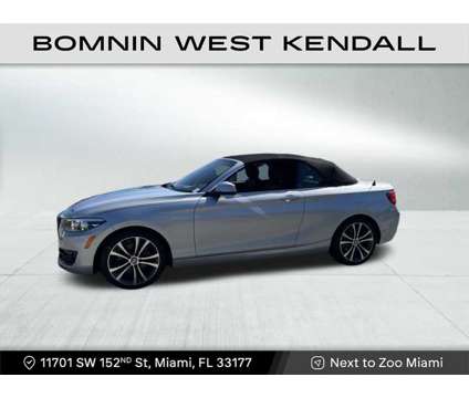 2019 BMW 2 Series 230i is a Silver 2019 BMW 230 Model i Convertible in Miami FL