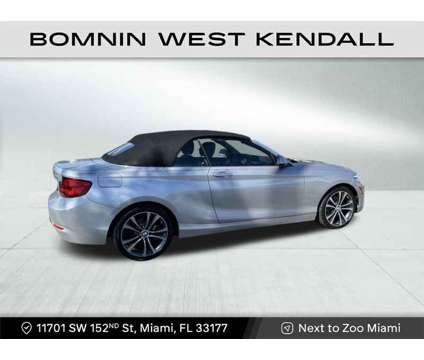 2019 BMW 2 Series 230i is a Silver 2019 BMW 230 Model i Convertible in Miami FL