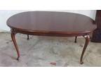 Thomasville Dining Room Table Cherry Queen Anne