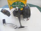 True Temper 340 Spinning Reel "Left or Right Hand" With Box & Extra Handle"