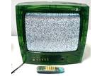 Zenith H13E05LG 13" Translucent Green Prison Television