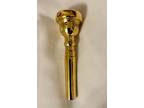 MODIFIED BACH NY Trumpet mthp 26 throat GOLD PLATE .670 shallow Piccolo