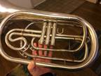Yamaha YHR-302MS Marching French Horn- Silver Plated