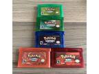 NDSL GBM GBA SP Game Card Ruby/ Sapphire/ Emerald/ Fire Red/ Leaf Green New US