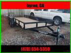 2023 Down 2 Earth Trailers 76X16ut Utility Atv Mower Trailer Used