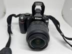 Nikon D60 10.2MP Digital DSLR Camera w/ AF-S Nikkor DX 18-55mm 3.5-5.6G VR Lens