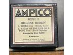 BEGUINE MEDLEY 2 Hit songs - AMPICO - Unplayed Tonnesen recut for Harold Powel