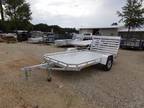 2023 Aluma 7712H single axle trailer mag wheels New