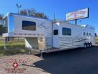 2025 Elite 4 Horse 17'8'' Living Quarter by Trail Boss 4 horses