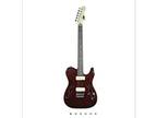Solid-body electric guitar, trans red 6 Strings Open Box New Condition