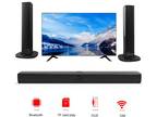 Wireless 4 Speaker Sound Bar Subwoofer System TV Home Theater Bluetooth Surround